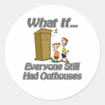 Outhouses Stickers