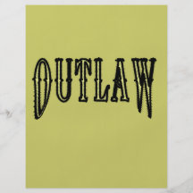 Outlaw Custom Flyer