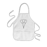 Outline art - balloons to colour in on aprons