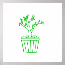 outline tree in pot green.png posters