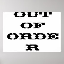 outoforder poster