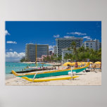 Outrigger on Waikiki Poster