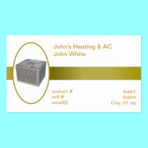 outside heat pump business cards