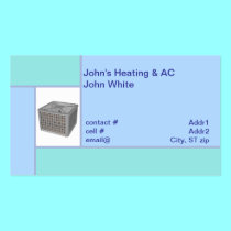 outside heat pump business cards