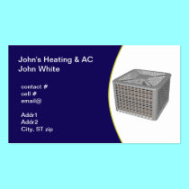 outside heat pump business cards