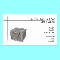 outside heat pump business cards