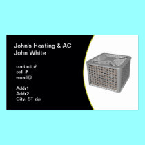 outside heat pump business cards