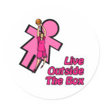 Outside the box sticker