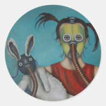 Outsider 5 playtime 2050 round sticker