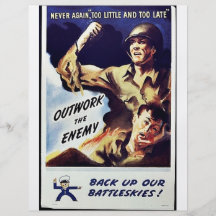 Outwork The Enemy Full Color Flyer