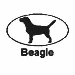 Oval Beagle Embroidered Shirt