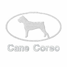 Oval Cane Corso Embroidered Shirt (Dark)
