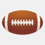 Oval Football Sticker