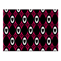 Oval Hearts Post Cards