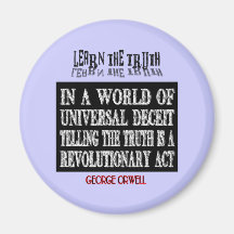 OVAL ORWELL UNIVERSAL DECEIT MAGNET