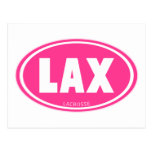 Oval-pink Postcard