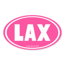 Oval-pink Sticker