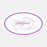 Ovale de Custom_Apple Adhésif