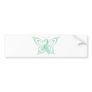 Ovarian Cancer Awareness Butterfly Bumper Stickers