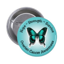 Ovarian cancer awareness button buttons