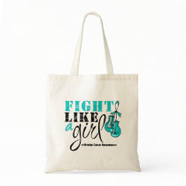 Ovarian Cancer Awareness Fight Like a Girl Bags