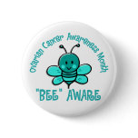 Ovarian Cancer Awareness Month Bee 1.2 buttons