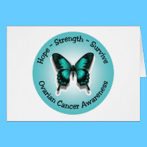 Ovarian cancer awareness notecard cards
