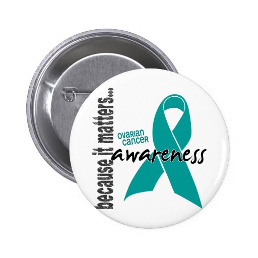 Ovarian Cancer Awareness Pinback Button