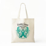 Ovarian Cancer Butterfly 3 Canvas Bags