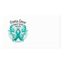Ovarian Cancer Butterfly 3 business cards