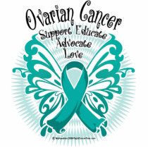 Ovarian Cancer Butterfly 3 Photo Cutouts