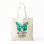 Ovarian Cancer Butterfly Canvas Bag