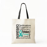Ovarian Cancer Caregivers Collage bags