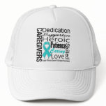Ovarian Cancer Caregivers Collage hats