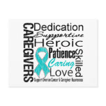 Ovarian Cancer Caregivers Collage postcards
