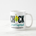 Ovarian Cancer Chick Interrupted Coffee Mugs
