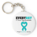 Ovarian Cancer Every Day I Miss My Grandmother keychains