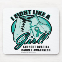 Ovarian Cancer Fight Like A Girl Mouse Mat