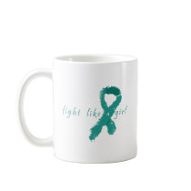 Ovarian Cancer - Fight Like a Girl Mug
