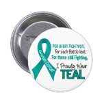 Ovarian Cancer For Every…..I Proudly Wear Teal 1 Pin