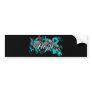 Ovarian Cancer Garden Ribbon Bumper Stickers