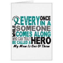 Ovarian Cancer Hero Comes Along MOM Cards