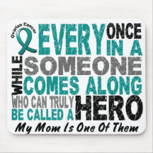 Ovarian Cancer Hero Comes Along MOM Mouse Pad