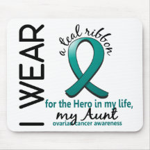 Ovarian Cancer Hero In My Life Aunt 4 Mousepad