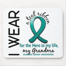 Ovarian Cancer Hero In My Life Grandma 4 Mousepad
