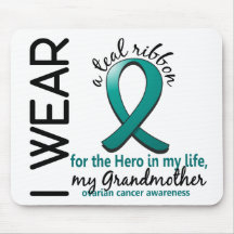 Ovarian Cancer Hero In My Life Grandmother 4 Mousepad