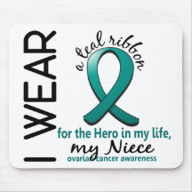 Ovarian Cancer Hero In My Life Niece 4 Mouse Pads