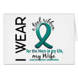 Ovarian Cancer Hero In My Life Wife 4 Cards