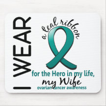 Ovarian Cancer Hero In My Life Wife 4 Mousepad