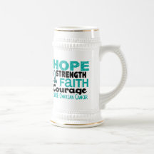 Ovarian Cancer HOPE 3 Coffee Mugs